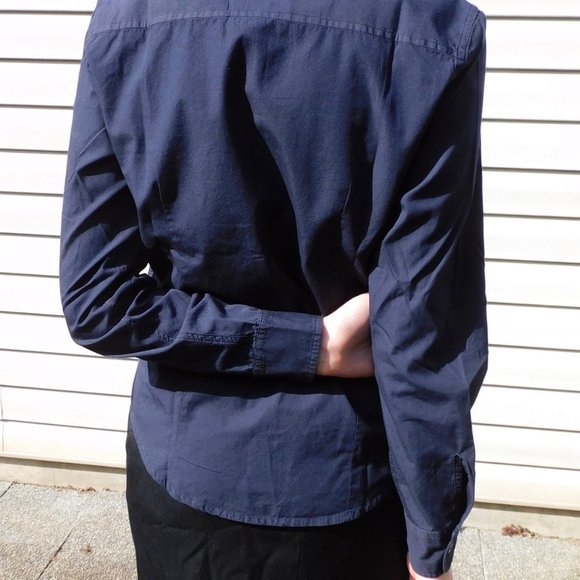Navy button-down shirt - Picture 3 of 3